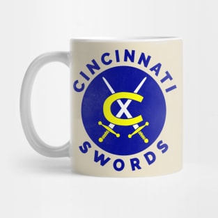 Classic Cincinnati Swords Hockey 1972 Mug